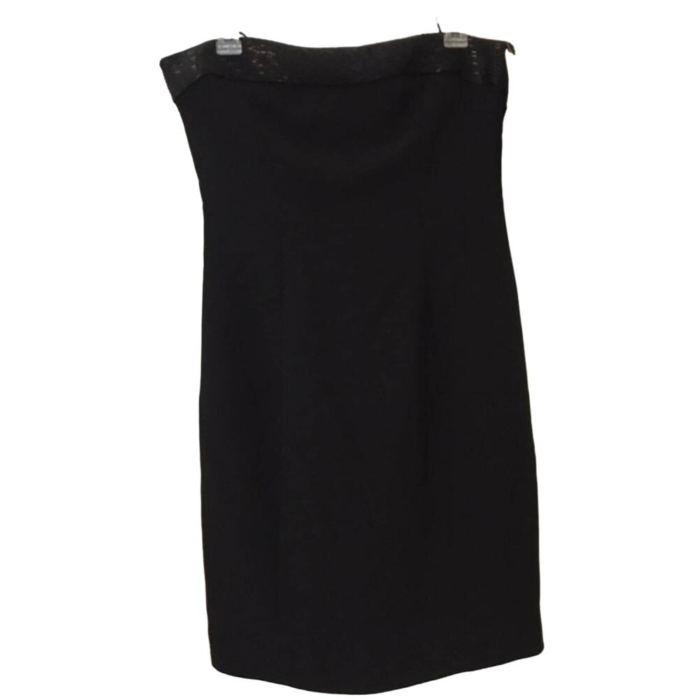 NWT Jones New York Little Black Dress W Rhinestone Bodice Trim Size 8 Cocktail